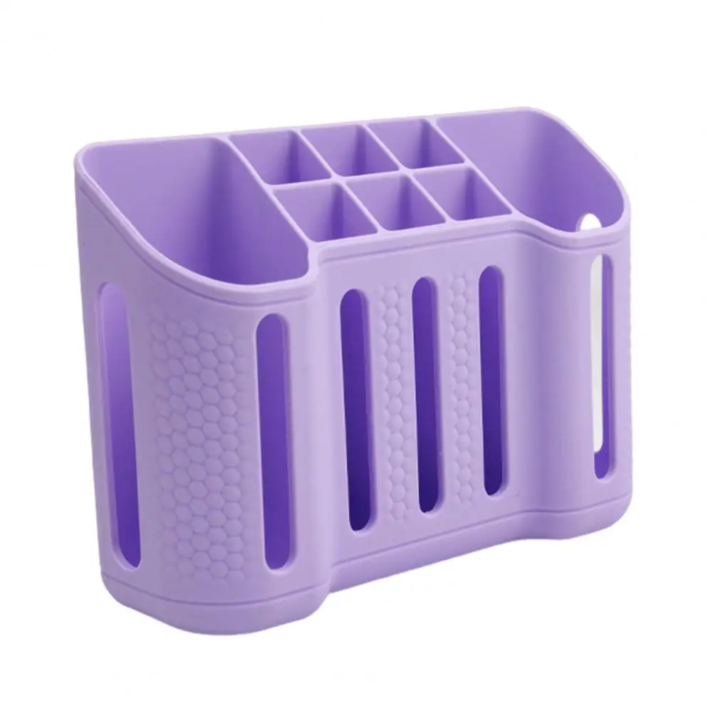 Toothpaste Organizer Bathroom Organizer Set Wall-mounted Toothbrush Holder with 8 Slots Electric Toothbrush for Bathroom