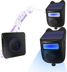 Wireless Driveway Alarm Driveway Alarm Solar Alert Solar Driveway Alarm 984ft Long IP60 DIY Wireless Driveway Alarm