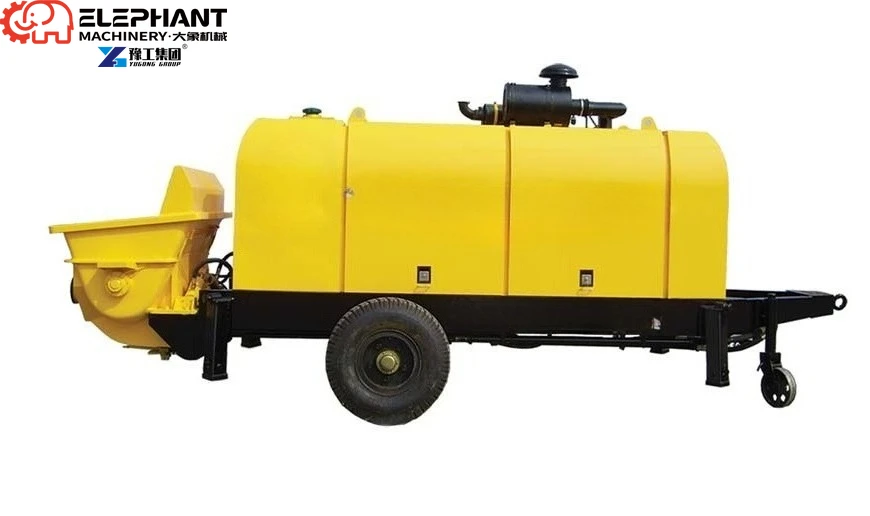 Manufacturers Concrete Machinery Cement Trailer Concrete Pumps Robust Diesel Concrete Pump For Tough Jobs