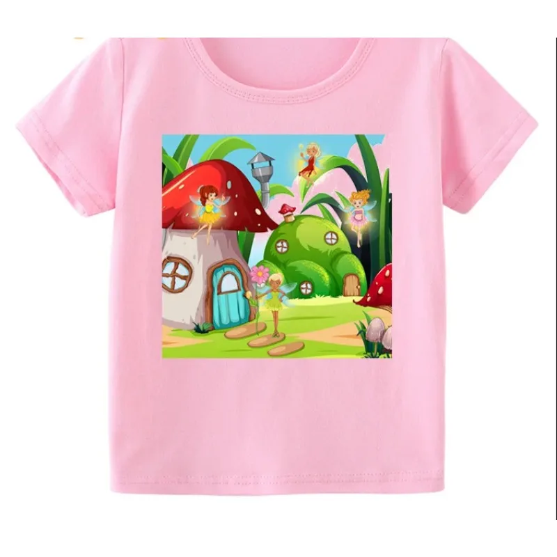 

Summer Funny Anime Girl Mushroom Cartoon T Shirt Kid Girls Tops Clothing Kids Clothes Boys TShirts Boys Clothes