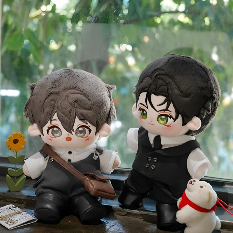 

Anime Official Wrong But Still Right Little Mushroom An Zhe Lu Feng Stuffed Plushie Plush 20cm Doll Body Clothes Toy Om