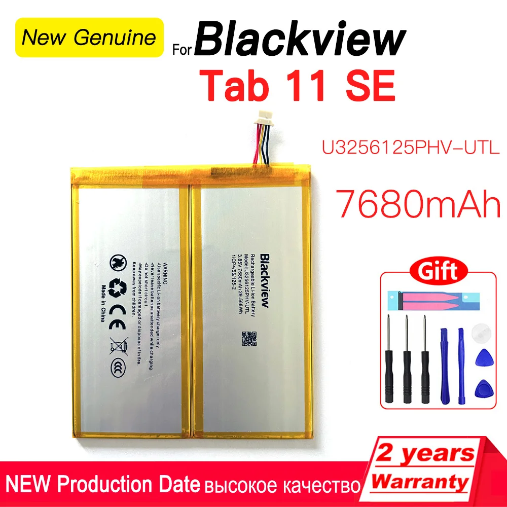 

100% Original 7680mAh Replacement Battery U3256125PHV For Blackview Tab 11 SE tab11 se Tablets Batteries With Tracking Number