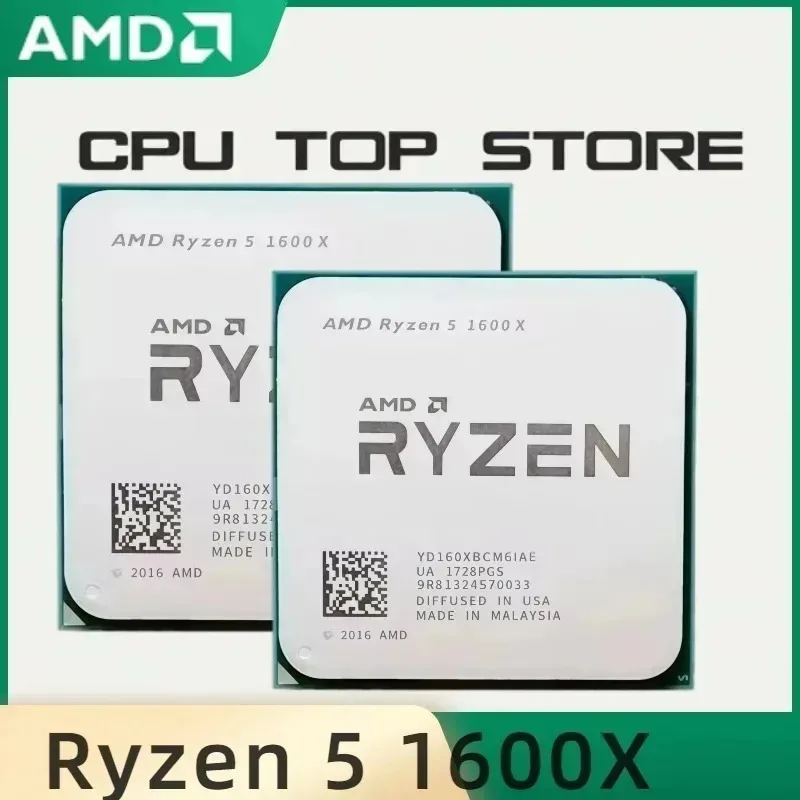 Picture 4: 2026 Hot Sale 100% Brand New Original AMD Ryzen 5 1600X R5 1600X CPU 3.6 GHz Six-Core Twelve-Thread 95W L3=16M Socket AM4