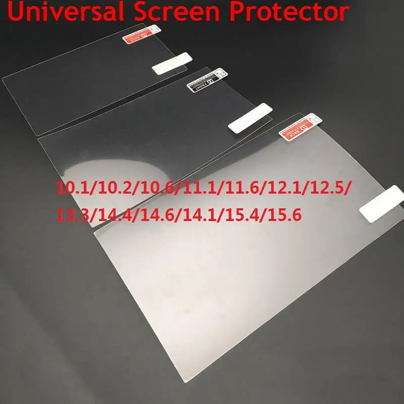 Universal Ultra Thin HD Glossy Film For Tablet Laptop 10.1'' 10.6'' 11.1'' 12.1'' 13.3'' 14.1'' 15.6'' Screen Protector Cover