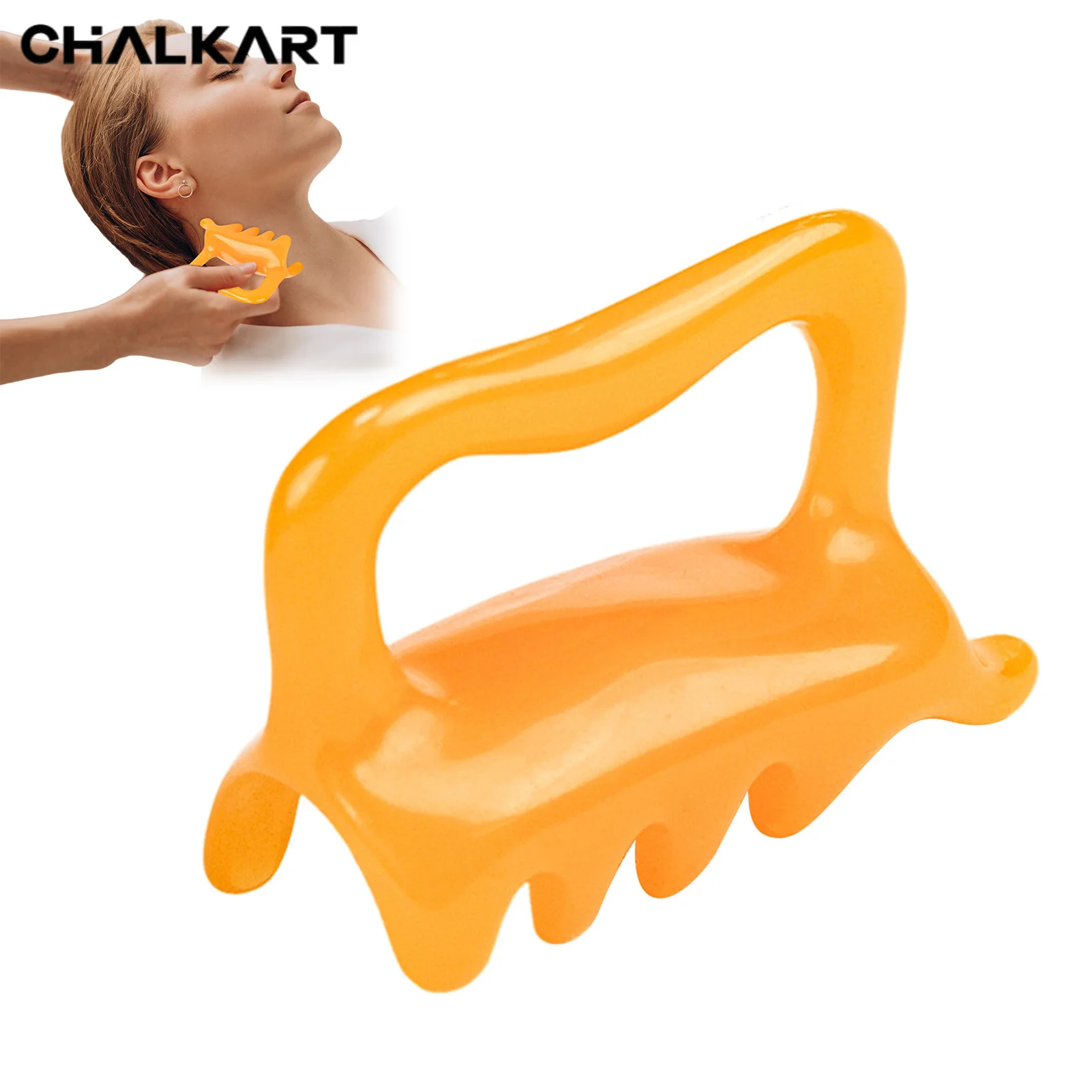 

NEW Large Fascia Massage Tool Cellulite Massager Tool for Cellulite Myofascial Release Neck Back Resin Trigger Point Massager