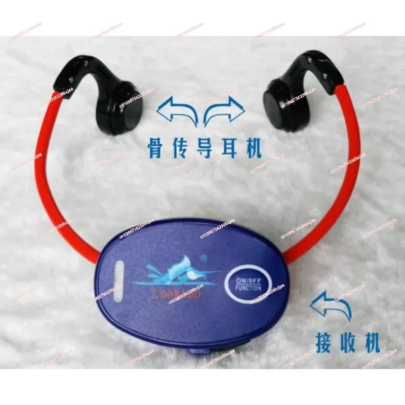 

Swimming Coach Training Underwater Communication System 1 H900 Transmitter 1 H902 Bone Conduction Headset