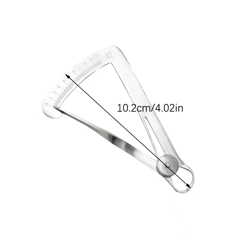Dental Wax Thickness Gauge Stainless Steel Caliper Measuring Tool for Metal Wax in Dental Lab Dentist Instrument