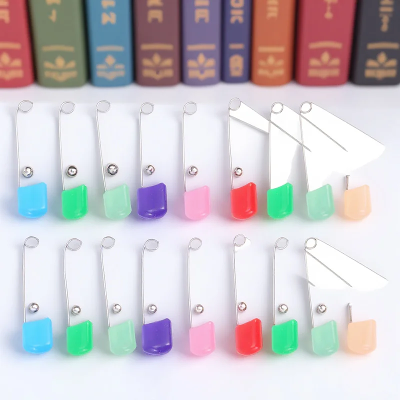 

100Pcs Baby Safety Brooches Assorted Colors Easy Locking Closures for Cloth Diapering Sewing Craft Works Infant Kids Newborn