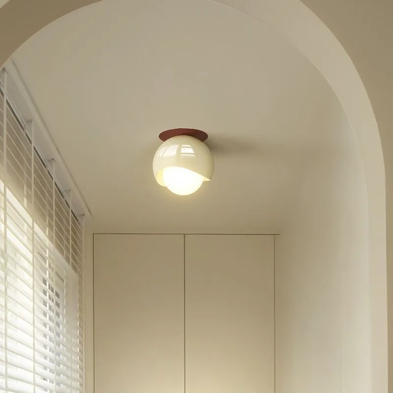 New Modern Cream Style Minimalist LED Ceiling Light for Hallway Corridor Entryway Balcony Home Decor