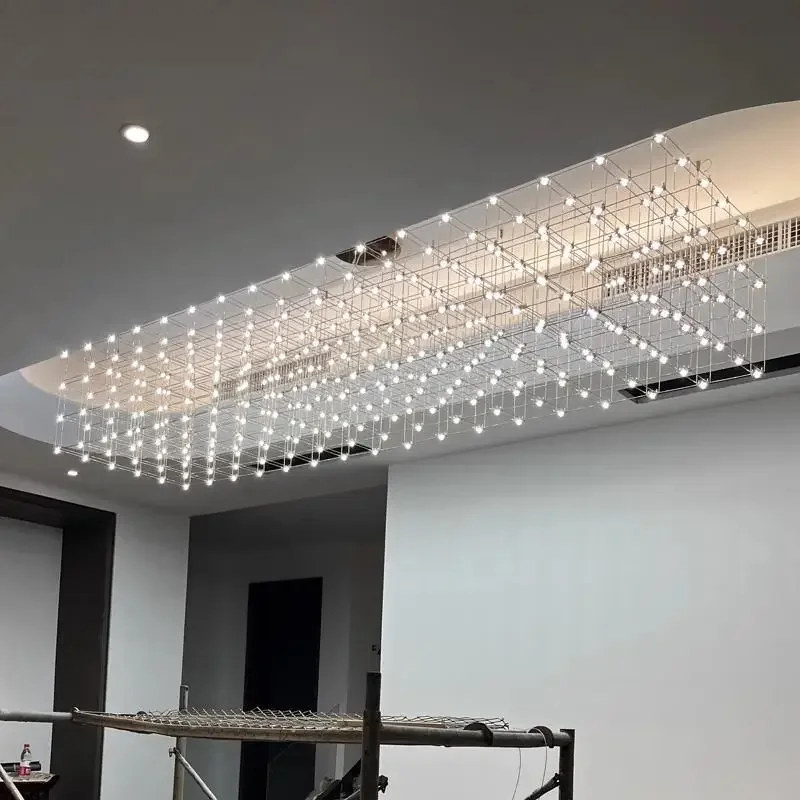 Люстра Light Cube, Цыганский Ресторан Бар Остров Люстра Вилла