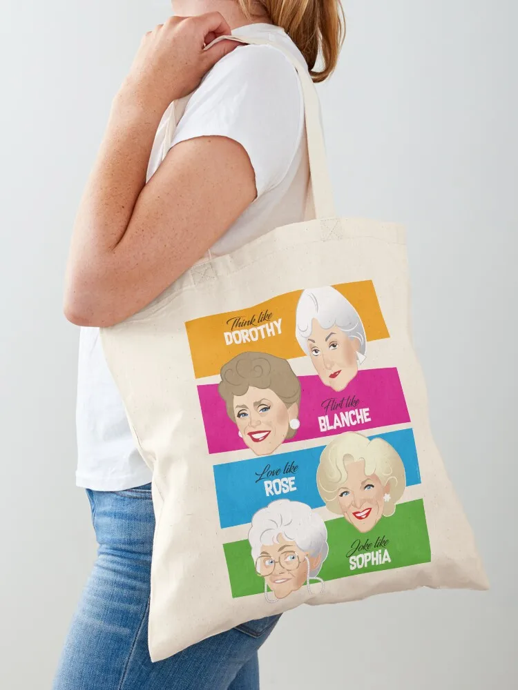 

Think, flirt, love and joke Tote Bag Women's beach bags large tote bag Gift bags Eco bag