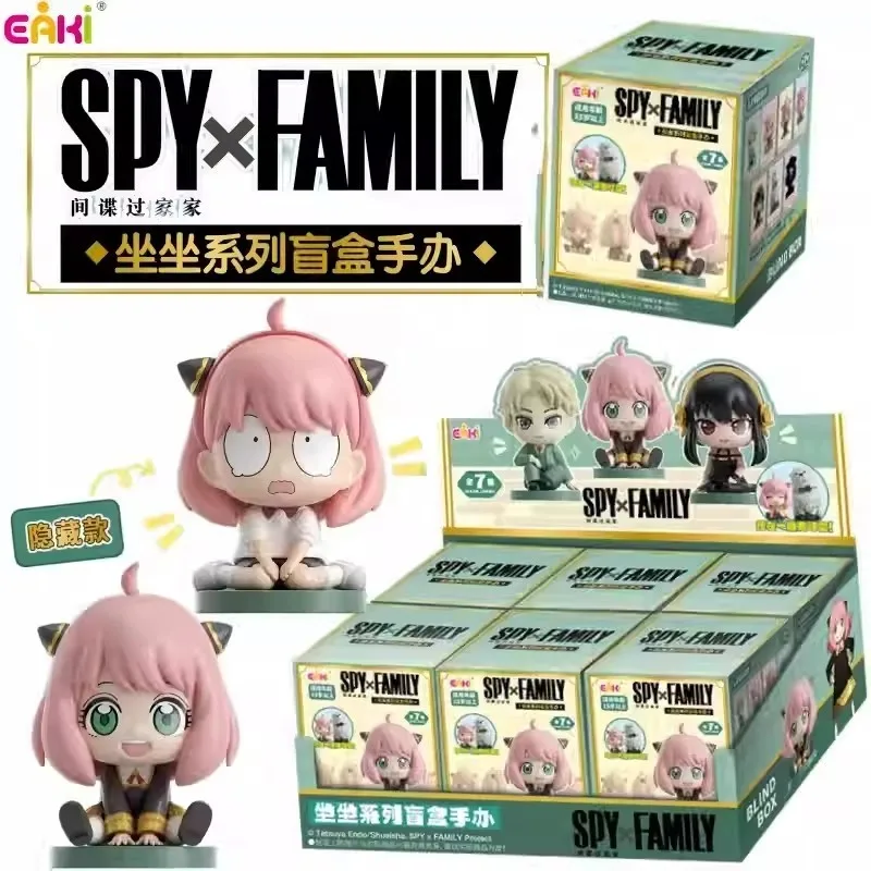 

100% Official Genuine Spy x Family EAKI Blind Box Doll Desktop Car Decoration Girlfriend Birthday Gift Children's Toy