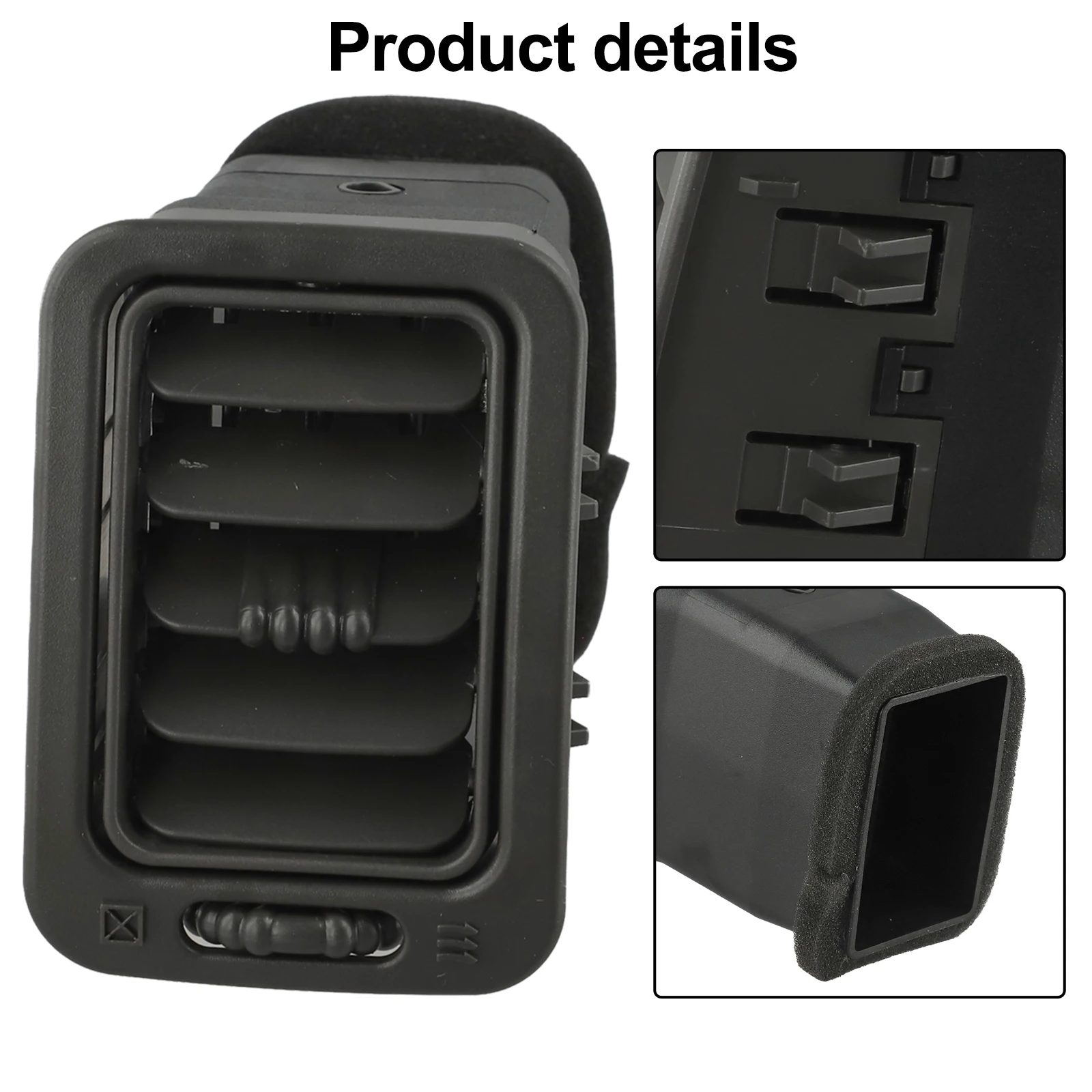 Dash Air Vents A C Heater Vents 1 Piece Included Center Dash A C Easy Installation For 00-06 For Dashboard As Shown