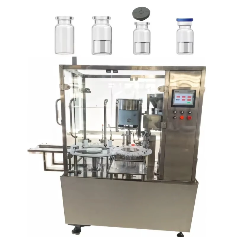 sterile high accuracy automatic packaging system small vial manufacturing plant vial filling and capping machine with ce and iso