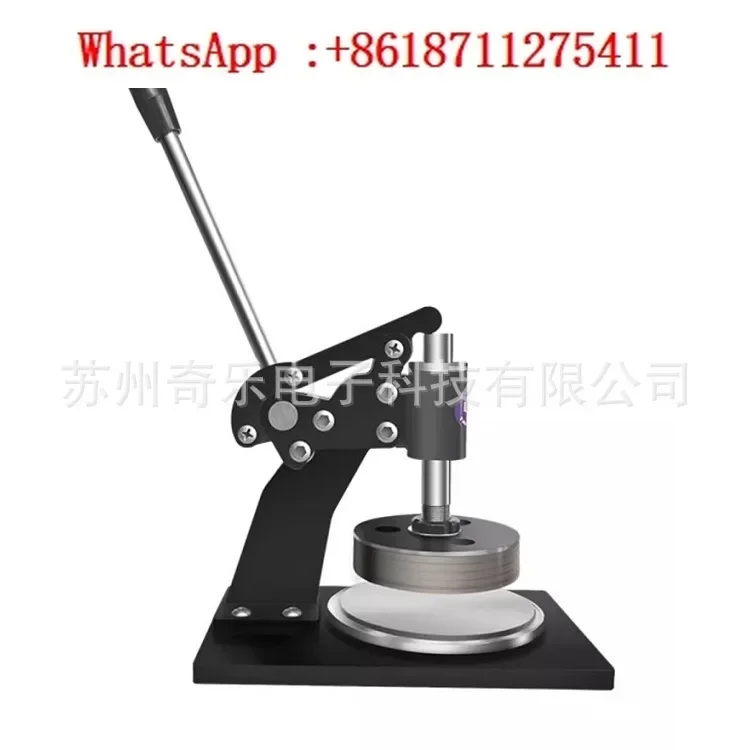 Copper, aluminum foil, leather, paper, cardboard, fabric, weight gauge, disc, hand press sampling tool, hand press sampler