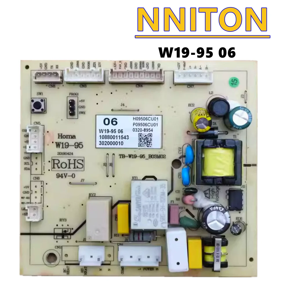 Refrigerator Fridge Main PCB Power Control Board for Candy, Hoover W19-95 06  H09506CU01 P09506CU01 10880011543  302000010 BCD-5