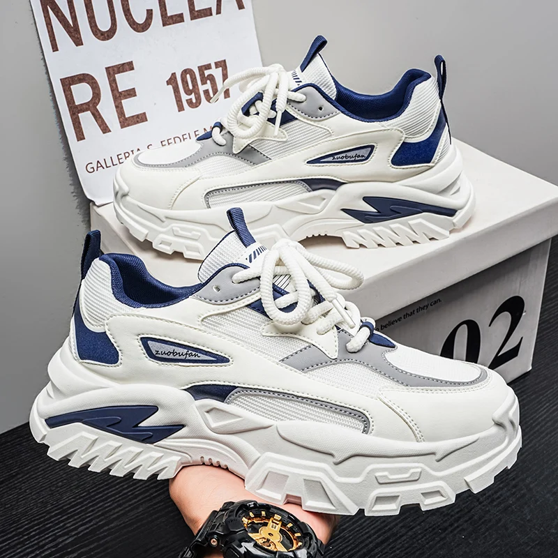 

New Skateboard Mens Shoes Summer Sneakers Leather Casual Fashion Outdoor Running Sports Hiking Tennis Platform Designer Luxury