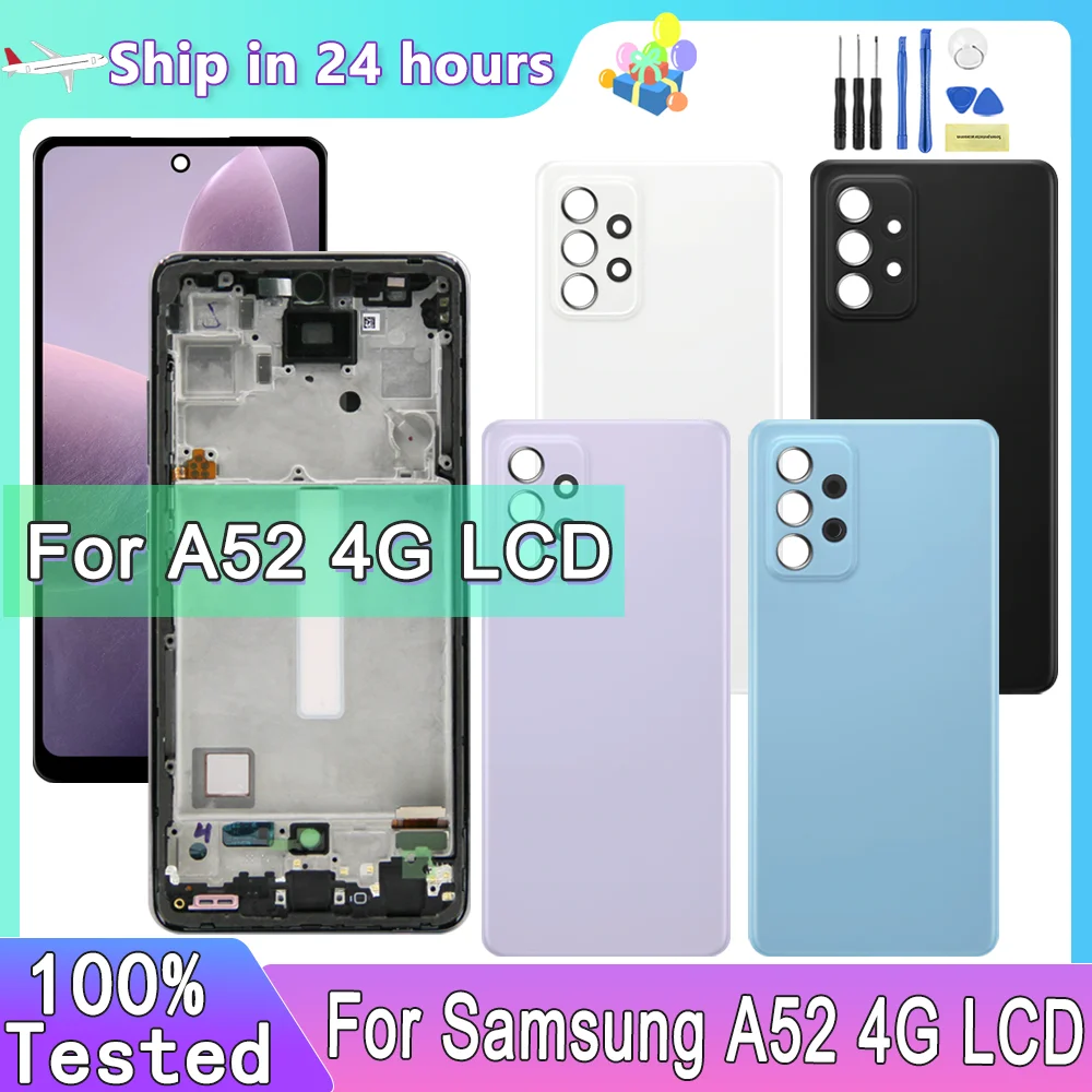 

Tested Screen For Samsung A52 4G Replacement, LCD Display For Samsung A525 A525F/DS A525M Touch Screen Digitizer Assembly