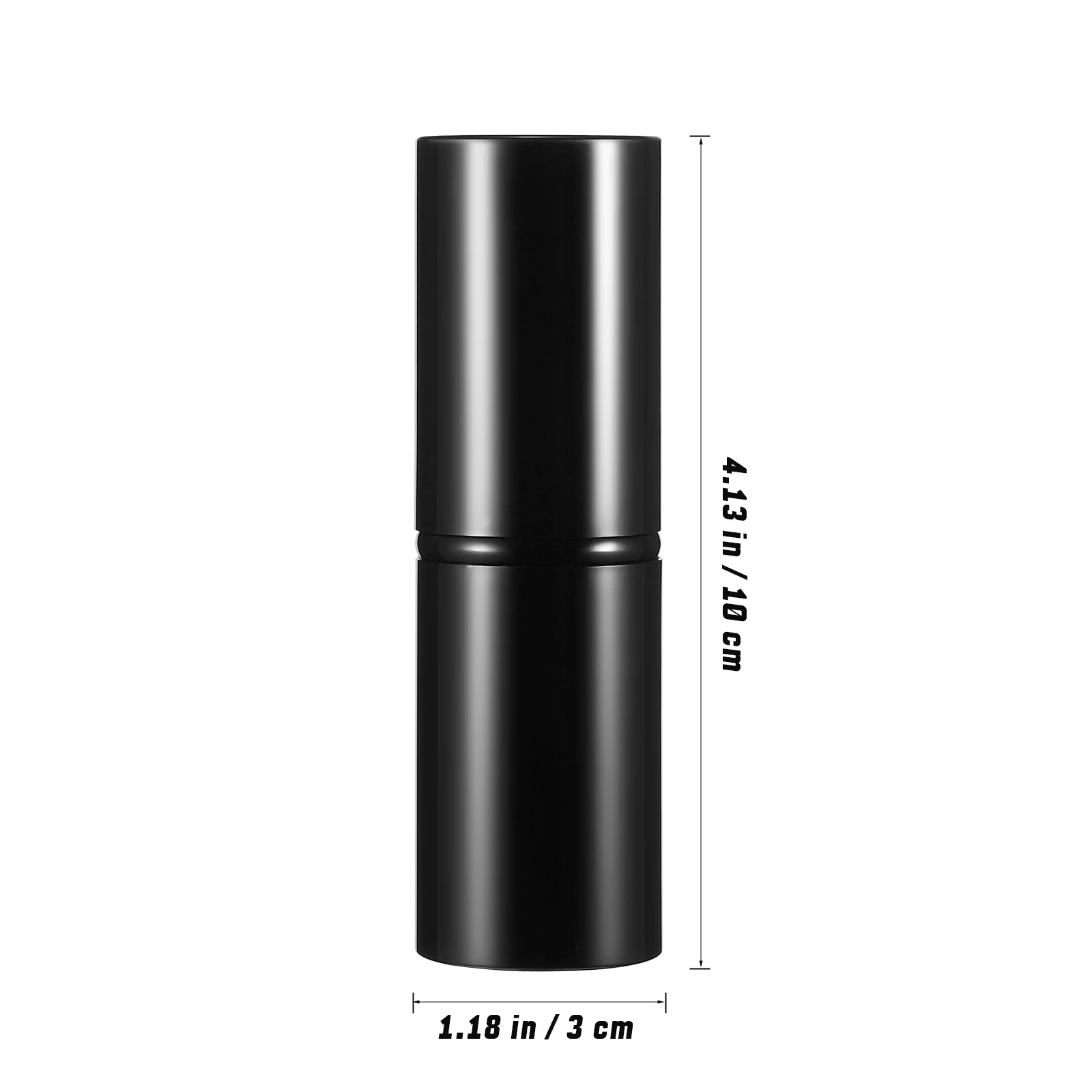 

2Pcs Mini Retractable Makeup Brush Set 30mm Soft Blush Foundation Brushes Protective Covers Travel Aluminum Handle