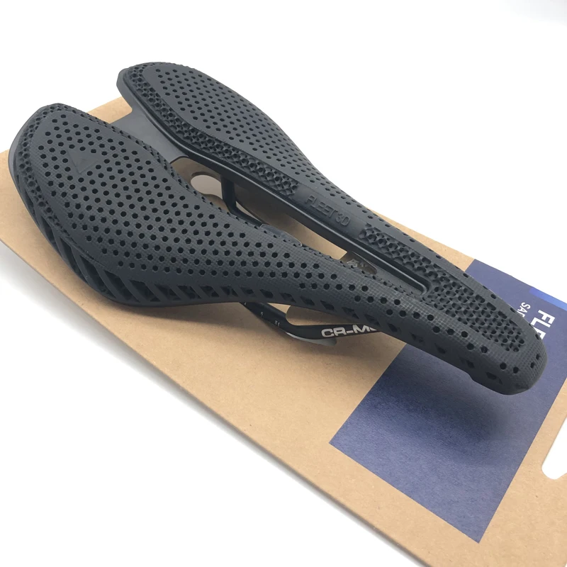 عملاق FLEET ثلاثية الأبعاد مطبوعة السرج دراجة ثلاثية الأبعاد مقعد خفيفة ألياف النايلون جوفاء مريحة للتنفس الجبلية الحصى الطريق الدراجة Selle #3