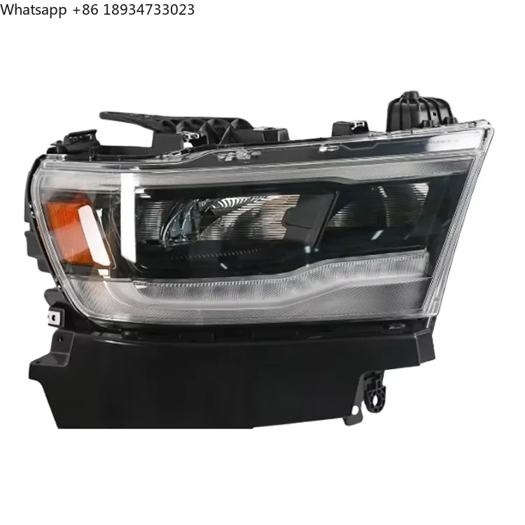 

High Quality Headlight Assembly for Dodge Ram 1500 2019-2022 Black Cover Headlamp Right Passenger Side 68533274AA CH2503320