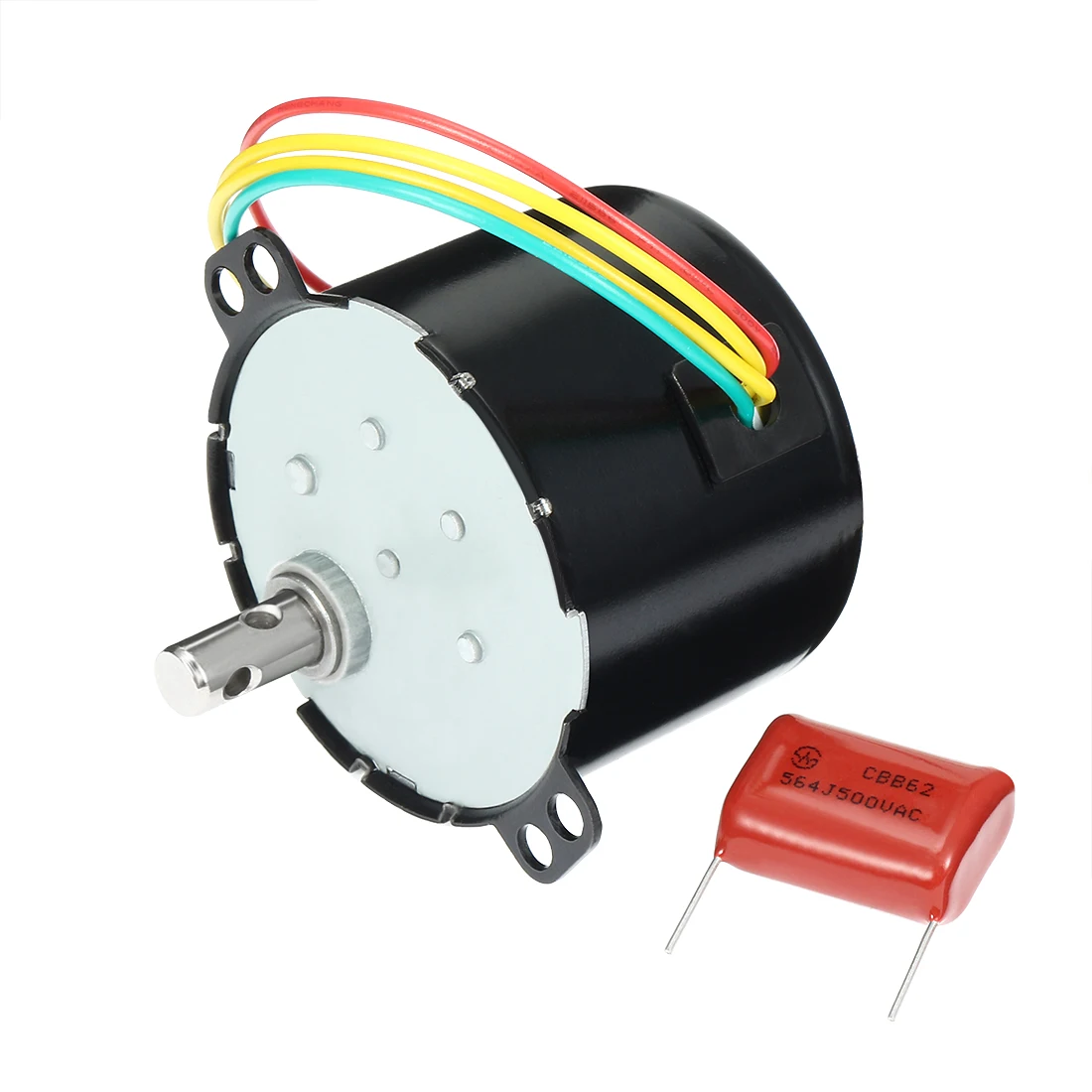 

AC 110V Synchronous Motor 50Hz 6W 80/96RPM Output Speed Reducer Motor Reduction Geared Box for Gluing Machine Electric Oven