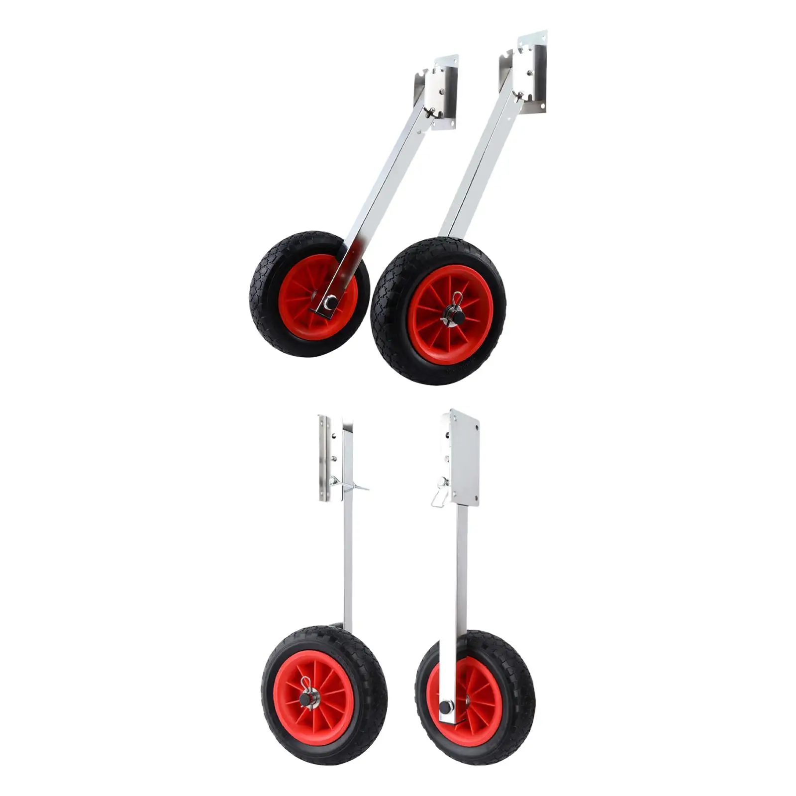 

Kayak Fishing Boat Wheels Heavy Duty Transom Dolly Non Slip Tires for Inflatable Dinghy Transport