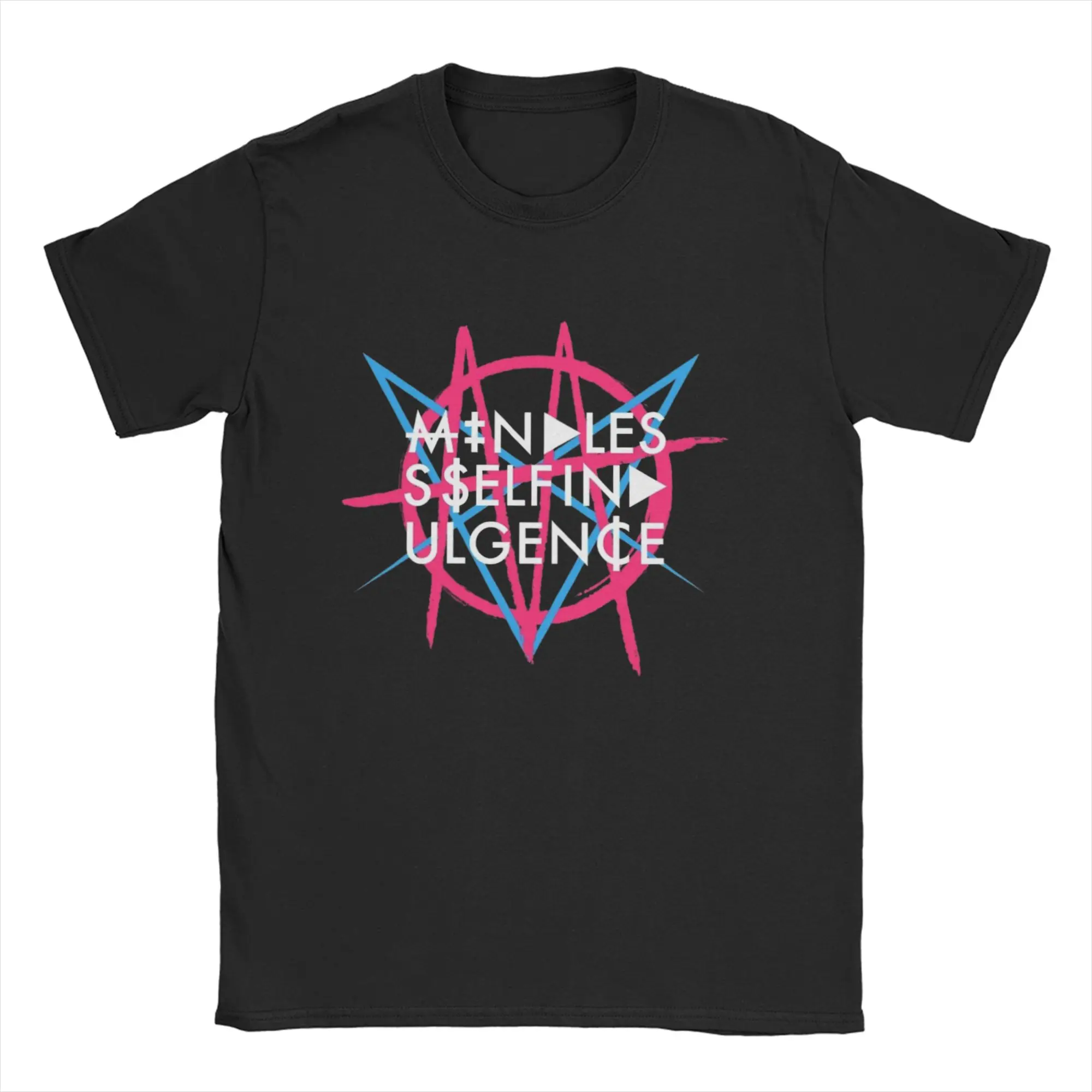 Mindless Self Indulgence 100 Cotton T-Shirt For Men Summer  Streetwear T Shirts Crewneck Trendy Cool Tees Oversized Clothing