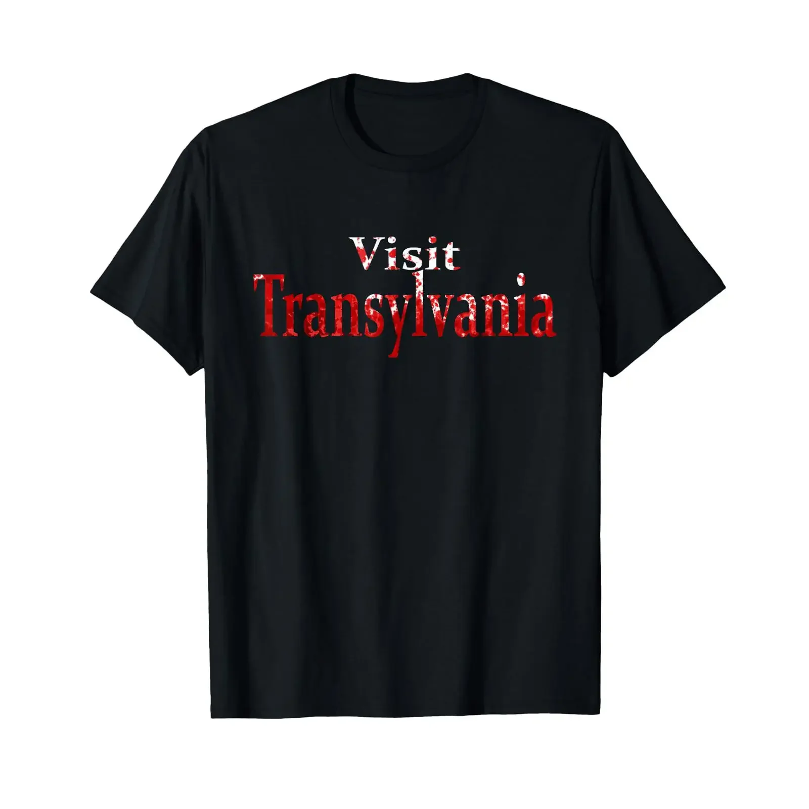 Visit Transylvania Land of Count Dracula T Shirt black vintage Washed Comfortable Unisex designer clothes Top For Everyday Wear