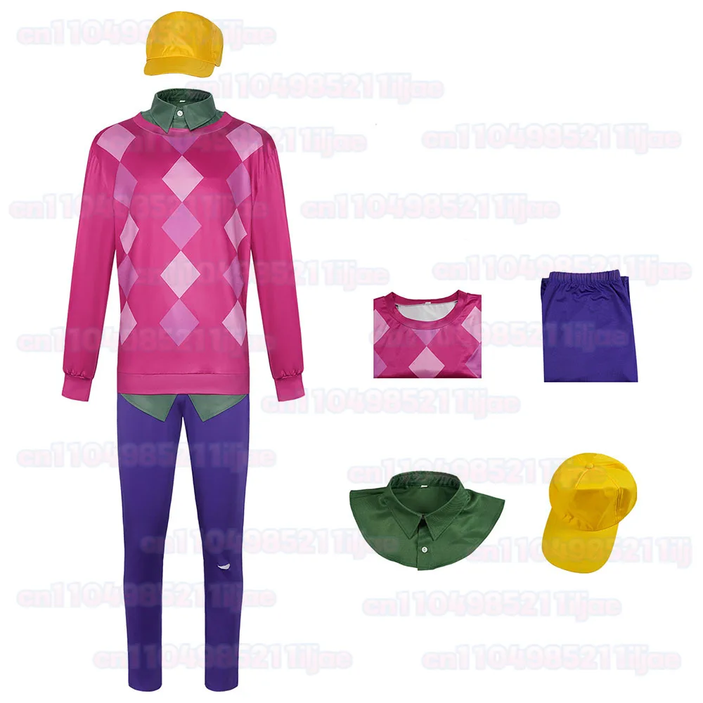 

Saja Boys Baby Cosplay Costume Anime K-POP Costume Men Tops Pants Cap Set Group Idol Roleplay Halloween Carnival Set Fashion