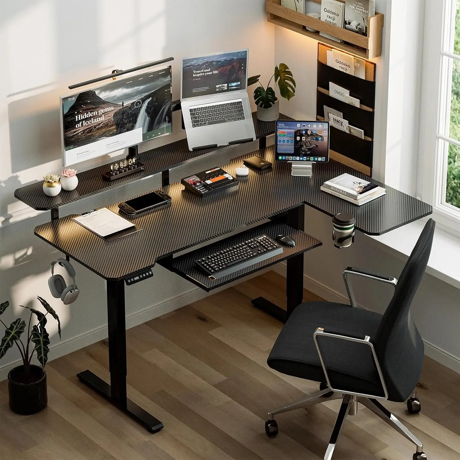 59 Inch L Shaped St…