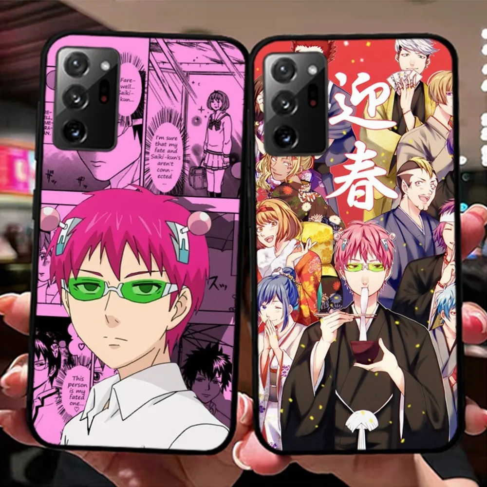 The Disastrous Life of Saiki K Phone Case For Samsung Note 8 9 10 20 pro plus lite M 10 11 20 30 21 31 51 A 21 22 42 02 03