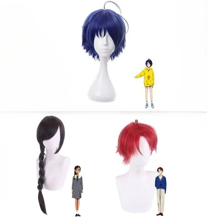 Anime Cosplay Wig by Aiko Kawakita Unisex Wig for Male/Female Characters Aonuma Oto · Sawaki Momoe Cosplay Synthetic Fiber Wig