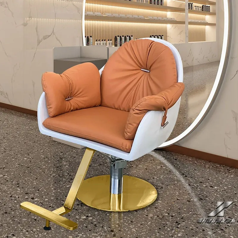 Beauty Dressing Barber Chair Luxury Woman Cosmetic Reclinerbarber Chair Makeup Comfort Sillas De Barberia Home Furniture