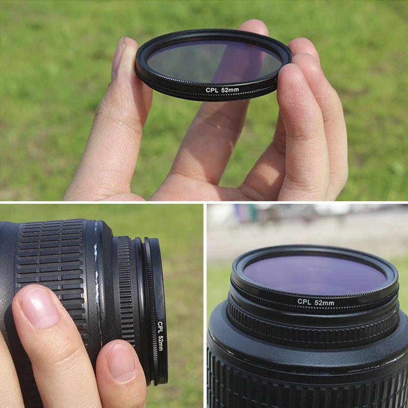 Lightdow Universal CPL Lens Filter 49mm  52mm 55mm  58mm 62mm 67mm 72mm 77mm 82 mm for Cannon Nikon Sony Pentax Camera Lens