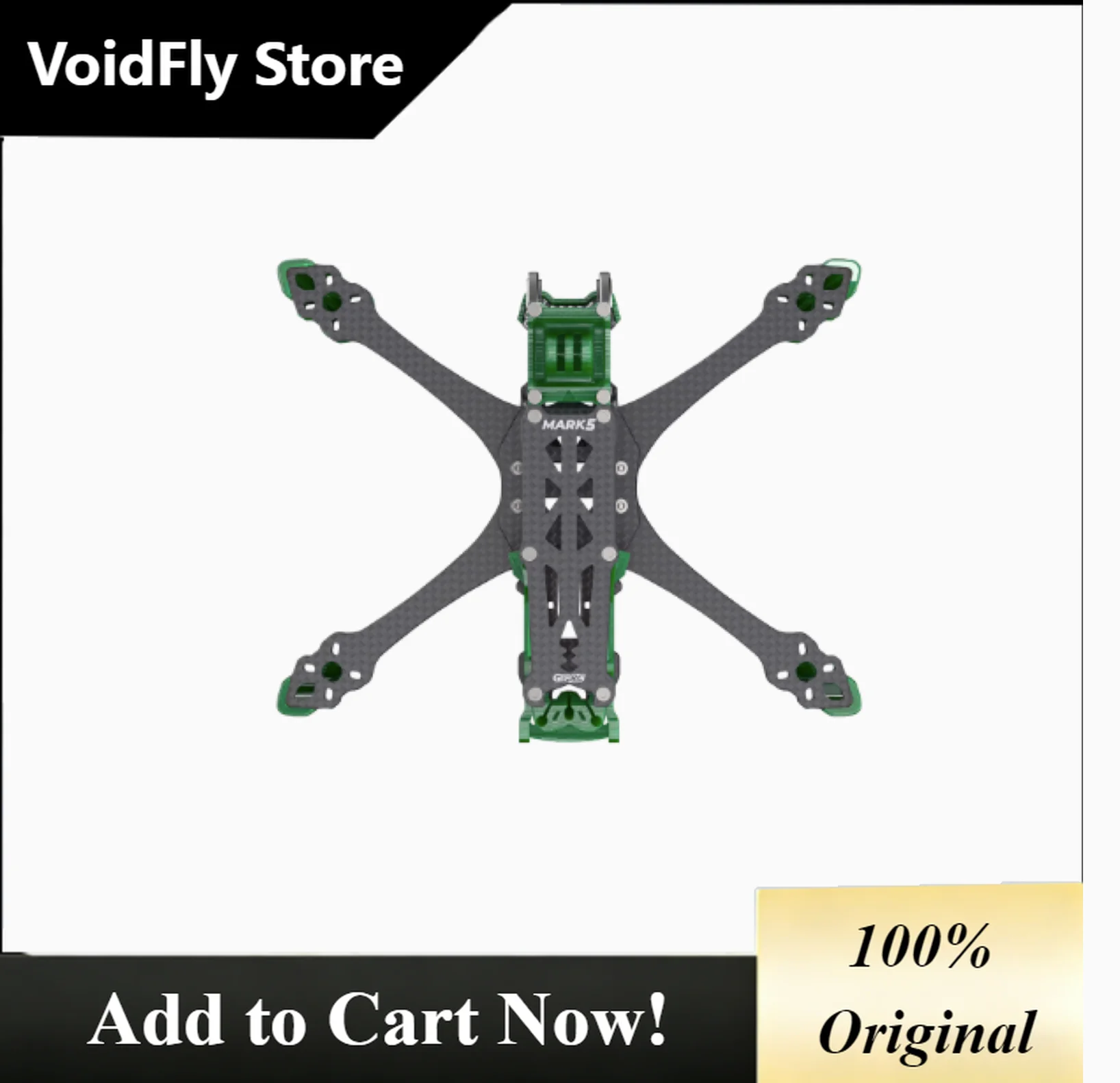 VoidFly 3K Carbon Fiber Frame  GEPRC GEP-MK5 O4 Pro Mark5 Frame 5Inch Drone RC FPV Quadcopter Helicopter Replacement Accessories