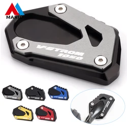 Extensión de soporte lateral para motocicleta, placa de almohadilla antideslizante para Suzuki v-strom 1000 1050 VSTROM V Strom 1050XT