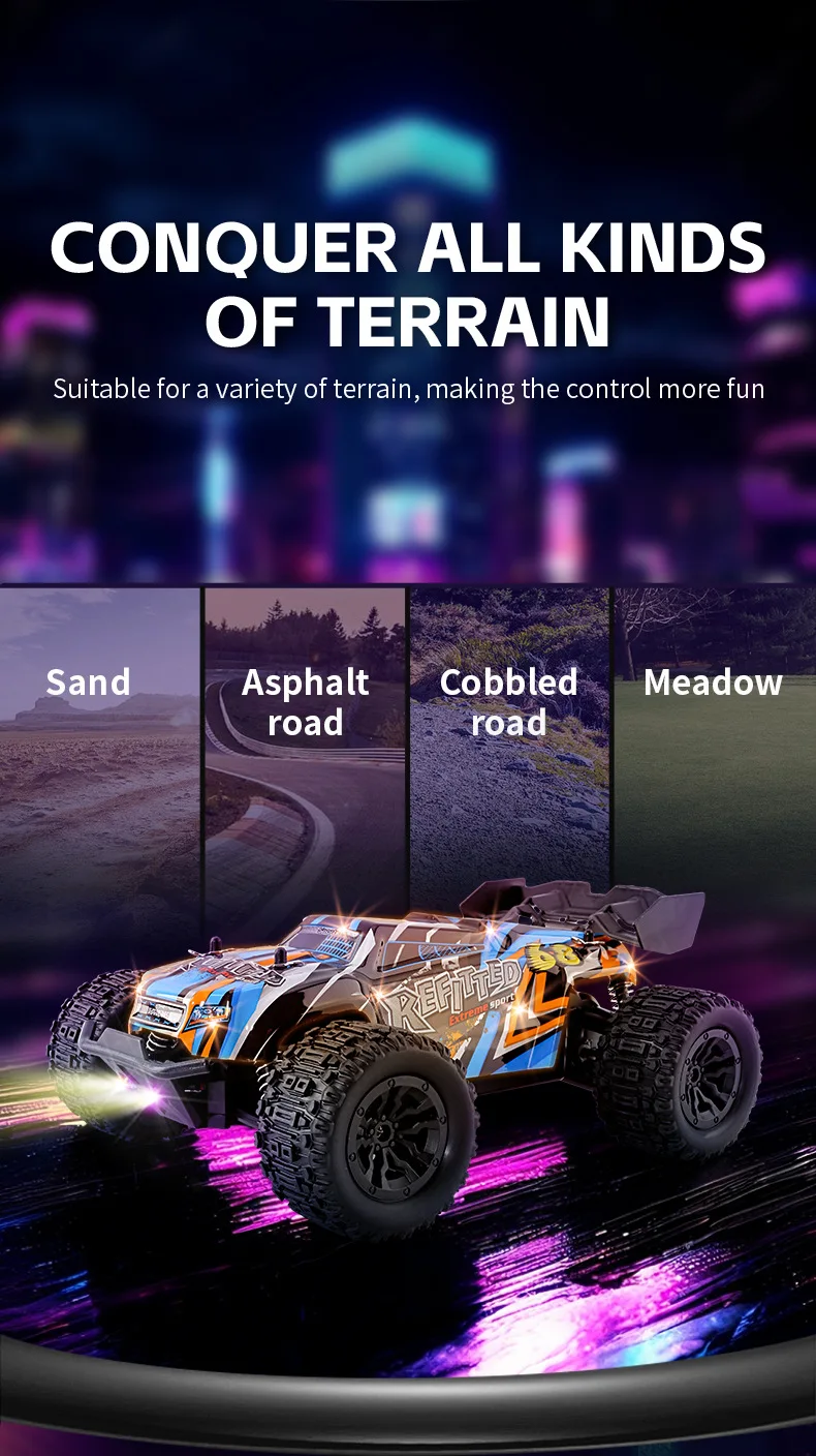 New Product 1:20 Off-Road High-Speed Remote Control Car 2.4G Climbing Race Drift RC Electric Model Racing Car