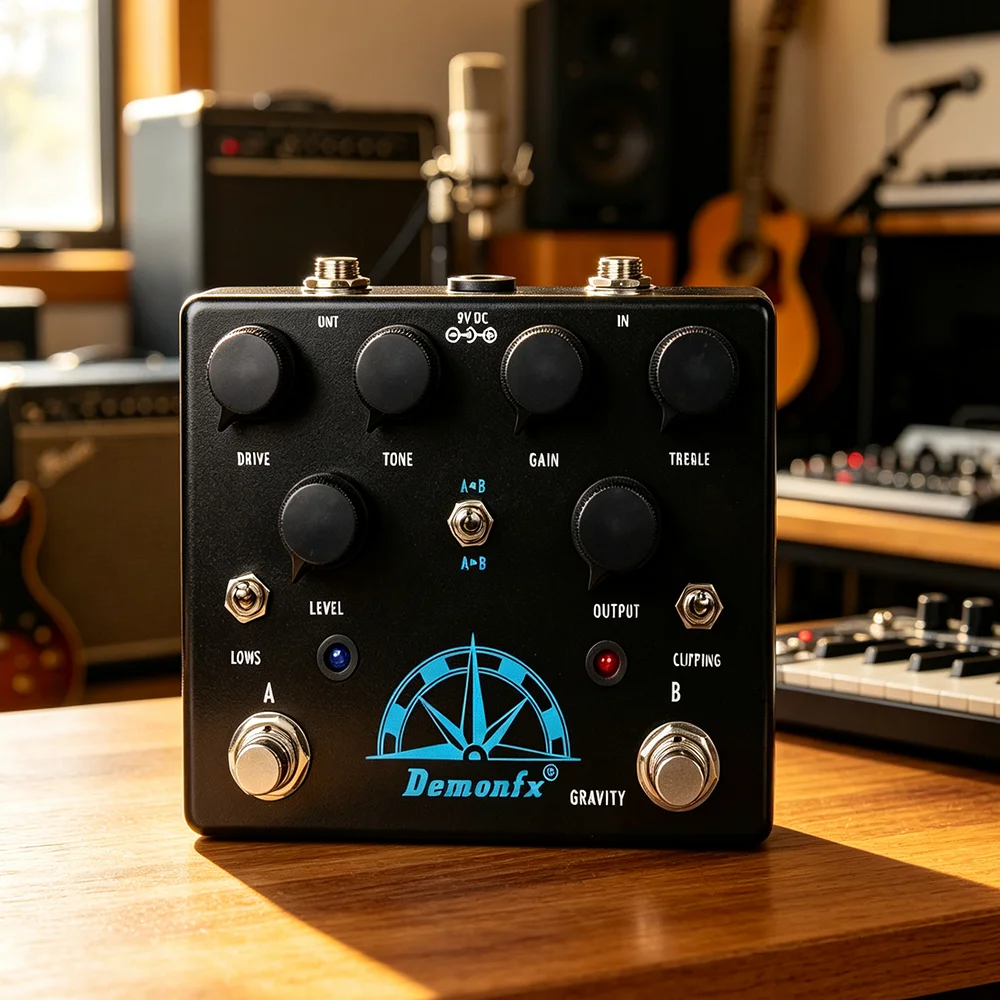 Demonfx Guitar Effect Pedal New Overdrive Tube TS10 and Klon in One Pedal High Quantity Gravity