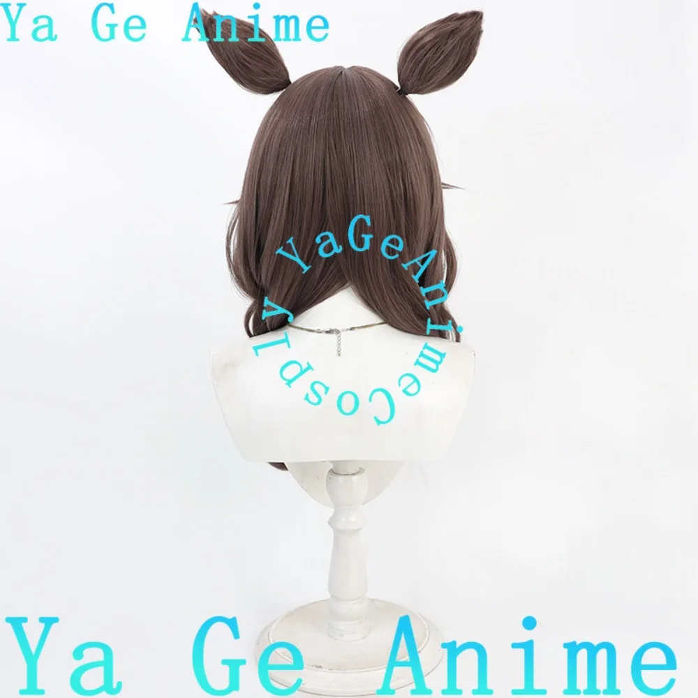 애니메이션 게임 롤플레잉 가발 애니메이션 댄스 파티 용 우마 걸 그룹 프리티 더비 커렌 찬 골든 롤플레잉 가발