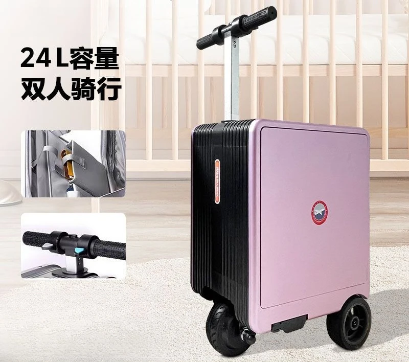 Multifunctional Smart Rideable Electric Suitcase Can Seat People, Silent and Boarding Suitcase 20 Inches