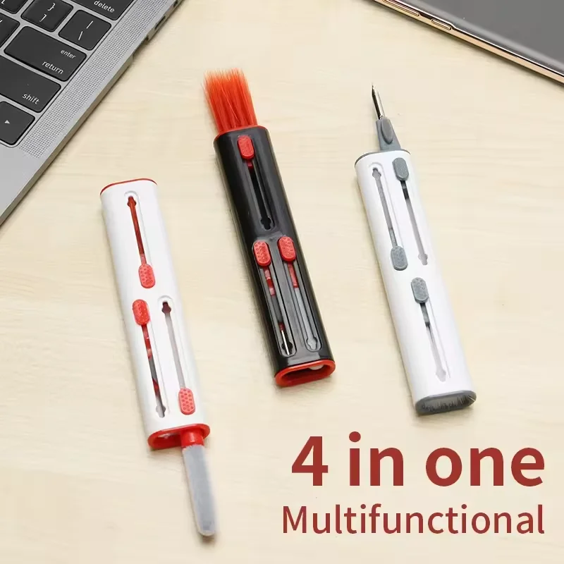 Kit de Limpeza Multifuncional para Airpods Pro 3 2 1, Caneta de Limpeza para Fones de Ouvido, Escova para Teclado, Ferramentas de Limpeza para Estojo de Fones Bluetooth