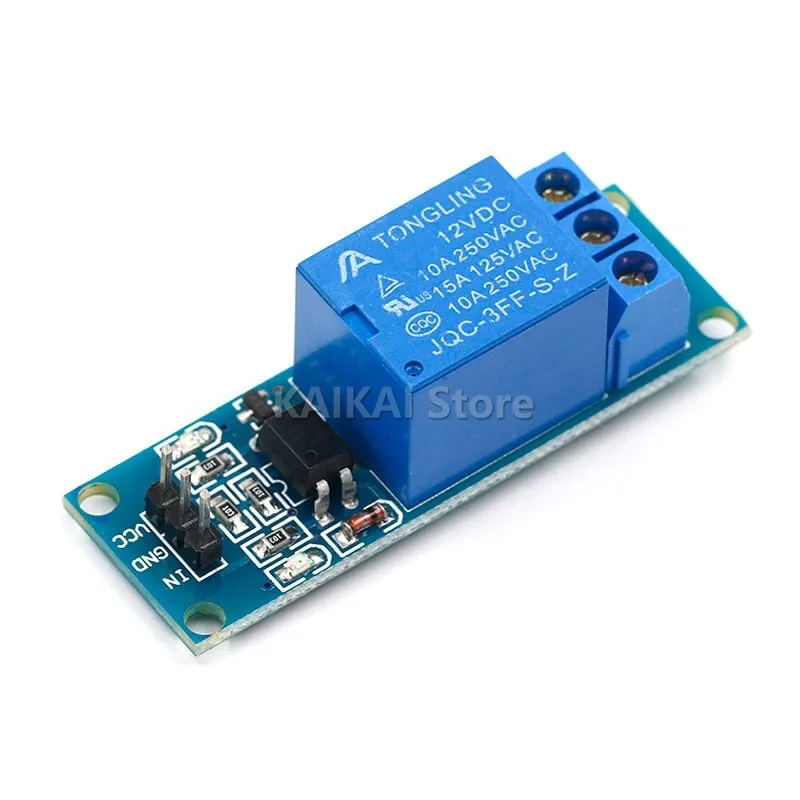 1 Channel 12V relay module with optical coupling isolation relay MCU expansion board high / level trigger