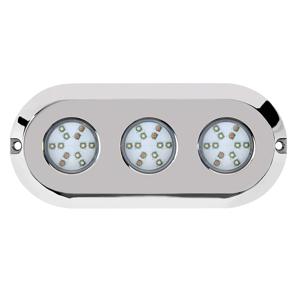 WEIKEN High Intensity IP68 316L Stainless Steel 180w Underwater LED Lights Boat Yacht Dock Swimming Pool Lights