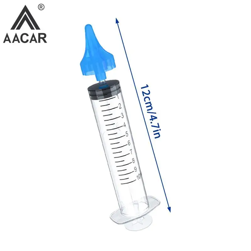 1pc 10ML Ear Washer Syringe Ear Cleaner Wax Removal Vacuum Ear Canal Absorbing Water Flushing Irrigation For Baby Children Adult