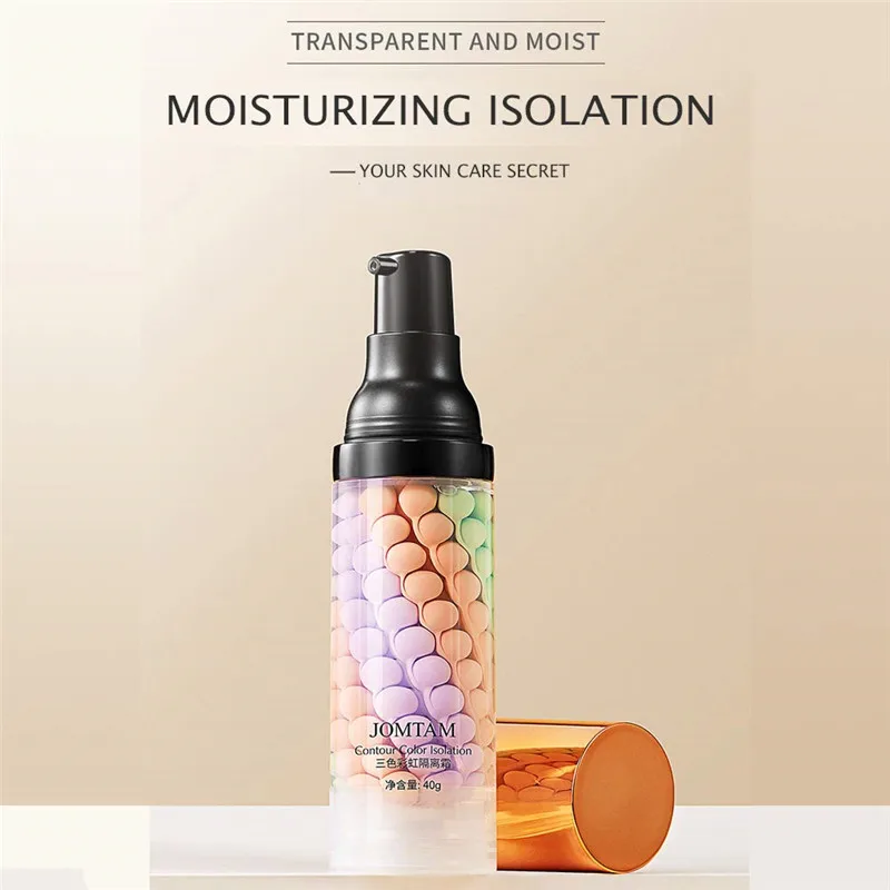 40g JOMTAM Contour Color Isolation Jomtam Tri-lor Turn On Cream Waterproof Makeup Foundation Natural Makeup Base Cream