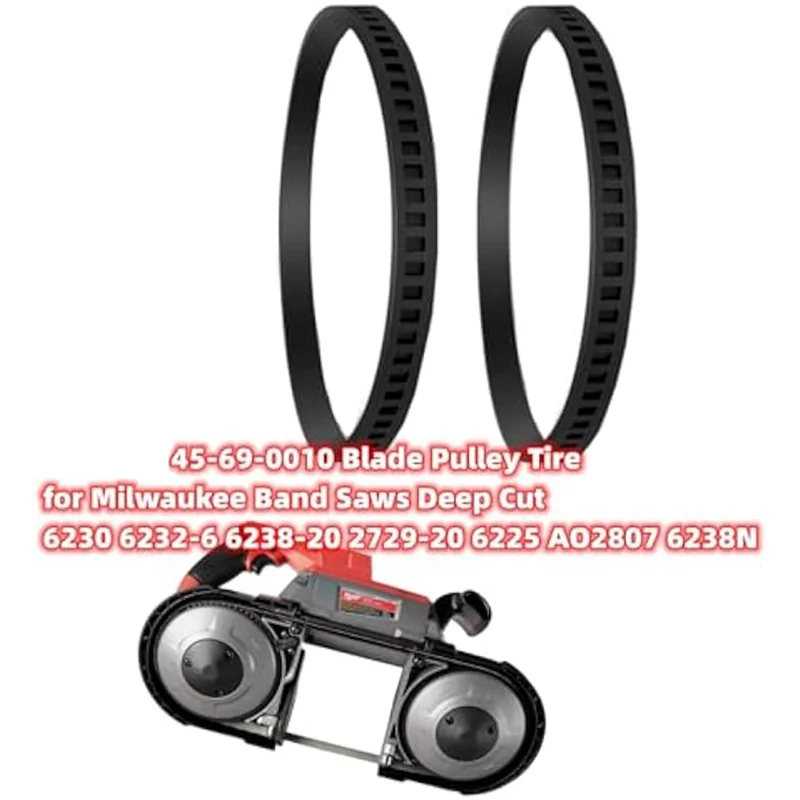 

3Pcs 45-69-0010 Blade Pulley Tire Replacement For Band Saws Deep Cut 6230 6232-6 6238-20 2729-20 6225 6238N-AA70