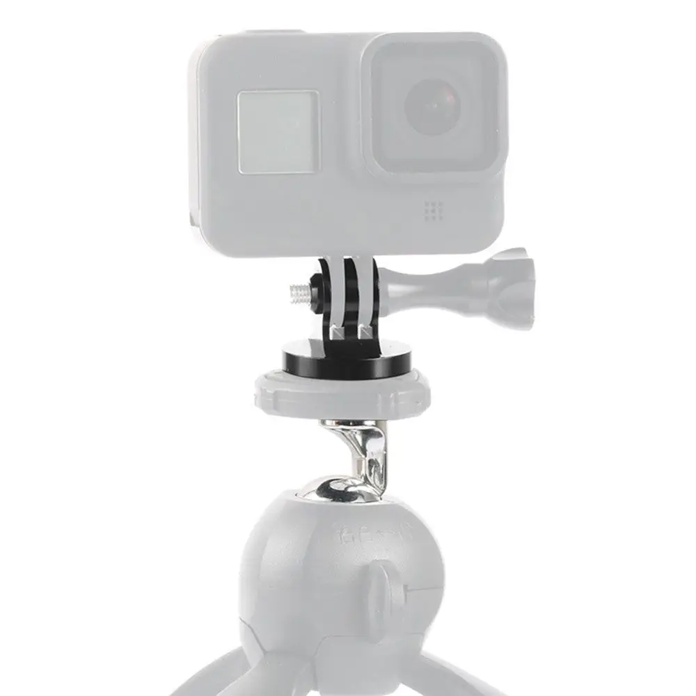 مصاصة استقرار 1/4 موضوع محول ل Gopro الرياضة كاميرا الملحقات ترايبود محول تركيب ترايبود قاعدة تثبيت محول ثلاثي القوائم