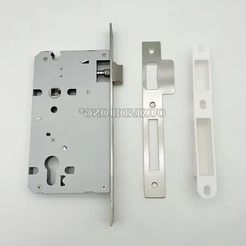1PCS Heavy European Mortise Door Lock body Fire-proof Door Lockbody 8570/7085 Interior Door Lock Repair Parts Powder Finished