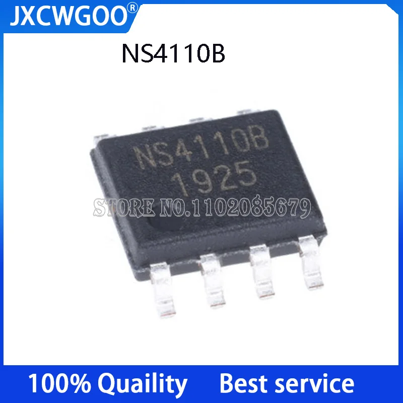 10PCS NS4110B NS4110 SOP8 Mono class ab/d audio power amplifier chip  New original